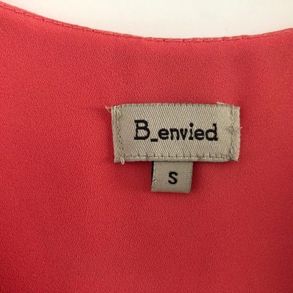 3 For $15 B_envied Coral 1/2 Button Front Faux Zip Pocket Sleeveless Tank Top S - Picture 4 of 6